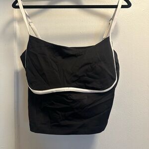 Gilly Hicks Black Camisole with White Accents